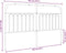vidaXL - Hoofdbord - 180 - cm - metaal - wit