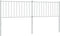 vidaXL - Hoofdbord - 180 - cm - metaal - wit