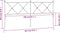 vidaXL - Hoofdbord - 180 - cm - metaal - wit