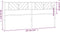 vidaXL - Hoofdbord - 180 - cm - metaal - wit
