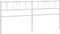 vidaXL - Hoofdbord - 180 - cm - metaal - wit