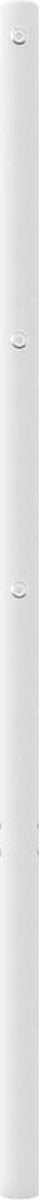 vidaXL - Hoofdbord - 180 - cm - metaal - wit
