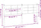 vidaXL - Hoofdbord - 180 - cm - metaal - wit