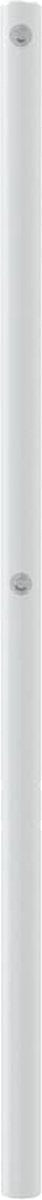 vidaXL - Hoofdbord - 180 - cm - metaal - wit