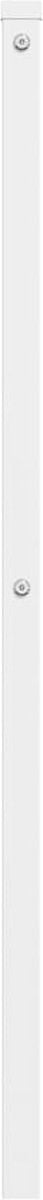 vidaXL - Hoofdbord - 180 - cm - metaal - wit