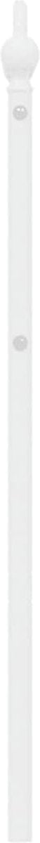 vidaXL - Hoofdbord - 180 - cm - metaal - wit