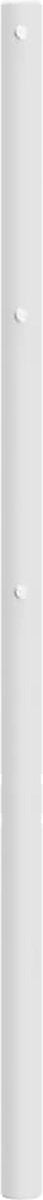 vidaXL - Hoofdbord - 180 - cm - metaal - wit