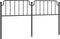 vidaXL - Hoofdbord - 180 - cm - metaal - zwart