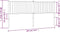 vidaXL - Hoofdbord - 180 - cm - metaal - zwart