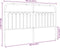 vidaXL - Hoofdbord - 180 - cm - metaal - zwart