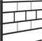 vidaXL - Hoofdbord - 180 - cm - metaal - zwart