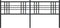 vidaXL - Hoofdbord - 180 - cm - metaal - zwart