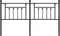 vidaXL - Hoofdbord - 180 - cm - metaal - zwart