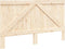 vidaXL - Hoofdbord - 180x104 - cm - massief - grenenhout
