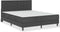 vidaXL - Hoofdbord - 180x200 - cm - getuft - stof - donkergrijs