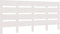 vidaXL - Hoofdbord - 180x3x80 - cm - massief - grenenhout - wit