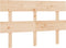 vidaXL - Hoofdbord - 184x3x81 - cm - massief - grenenhout