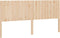 vidaXL - Hoofdbord - 185,5x4x100 - cm - massief - grenenhout