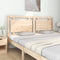 vidaXL - Hoofdbord - 185,5x4x100 - cm - massief - grenenhout