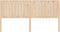 vidaXL - Hoofdbord - 185,5x4x100 - cm - massief - grenenhout