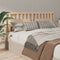 vidaXL - Hoofdbord - 185,5x4x100 - cm - massief - grenenhout