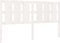 vidaXL - Hoofdbord - 185,5x4x100 - cm - massief - grenenhout - wit