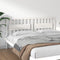 vidaXL - Hoofdbord - 185,5x4x100 - cm - massief - grenenhout - wit