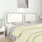 vidaXL - Hoofdbord - 185,5x4x100 - cm - massief - grenenhout - wit