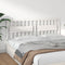 vidaXL - Hoofdbord - 185,5x4x100 - cm - massief - grenenhout - wit