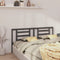 vidaXL - Hoofdbord - 186x4x100 - cm - massief - grenenhout - grijs