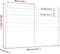 vidaXL - Hoofdbord - 186x4x100 - cm - massief - grenenhout - grijs