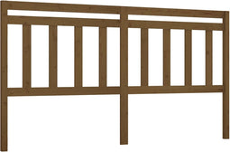 vidaXL - Hoofdbord - 186x4x100 - cm - massief - grenenhout - honingbruin