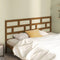 vidaXL - Hoofdbord - 186x4x100 - cm - massief - grenenhout - honingbruin
