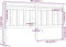 vidaXL - Hoofdbord - 186x4x100 - cm - massief - grenenhout - honingbruin