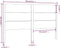 vidaXL - Hoofdbord - 186x4x100 - cm - massief - grenenhout