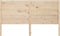 vidaXL - Hoofdbord - 186x4x100 - cm - massief - grenenhout
