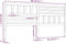 vidaXL - Hoofdbord - 186x4x100 - cm - massief - grenenhout - honingbruin