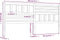 vidaXL - Hoofdbord - 186x4x100 - cm - massief - grenenhout
