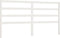 vidaXL - Hoofdbord - 186x4x100 - cm - massief - grenenhout - wit