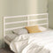 vidaXL - Hoofdbord - 186x4x100 - cm - massief - grenenhout - wit