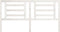 vidaXL - Hoofdbord - 186x4x100 - cm - massief - grenenhout - wit