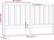 vidaXL - Hoofdbord - 186x4x100 - cm - massief - grenenhout - zwart