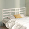 vidaXL - Hoofdbord - 186x4x104 - cm - massief - grenenhout - wit