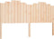 vidaXL - Hoofdbord - 186x4x110 - cm - massief - grenenhout