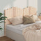 vidaXL - Hoofdbord - 186x4x110 - cm - massief - grenenhout