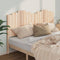 vidaXL - Hoofdbord - 186x4x110 - cm - massief - grenenhout