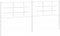 vidaXL - Hoofdbord - 193 - cm - metaal - wit