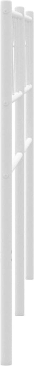 vidaXL - Hoofdbord - 193 - cm - metaal - wit