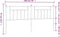vidaXL - Hoofdbord - 193 - cm - metaal - wit