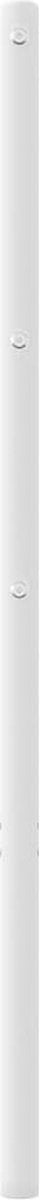 vidaXL - Hoofdbord - 193 - cm - metaal - wit
